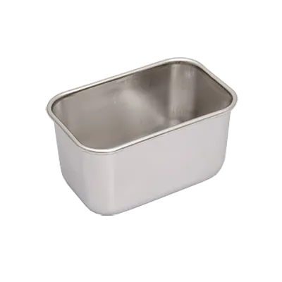 Korin TK-501-23-INSIDE - Stainless Steel Pan Insert, 4-1/4" L x 2-3/4" W x 2-1/4" H, Rectangular, Fits Yakumi Pan, Utensil Holder Organizer
