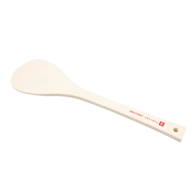 Korin TK-603-05 Plastic Turner, 17" Long, White, Anti-Bacterial, Dishwasher Safe