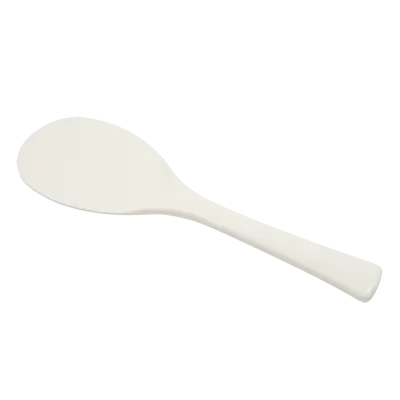 Korin TK-603-06 Plastic Turners, 17" Long White Kitchen Utensil, Dishwasher Safe Solid Plastic Design