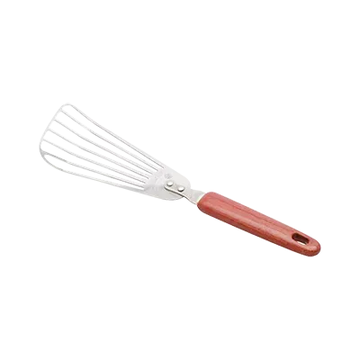 Korin TK-603-24 Stainless Steel Slotted Turner, 11-3/4"L x 3"W x 6-1/2"L, Fish Spatula