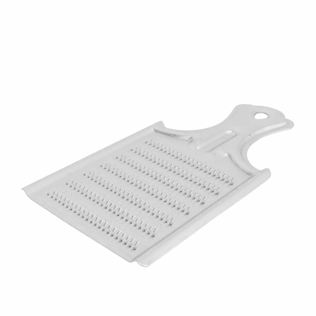 Korin TK-606-02S Oroshigane Aluminum Double Sided Grater, 7"L x 3.75"W, Aluminum Handle and Blade