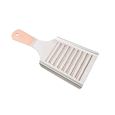 Korin TK-606-03B Manual Grater, 11"L x 5-1/2"W, Copper Handle & Aluminum Blade, Single Sided