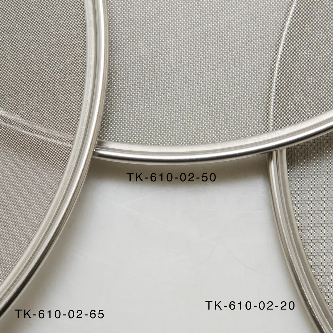 Korin TK-610-02-30 Sieve Mesh Screen, 12" dia. x 1/2"H, Round, 30 Squares Per Inch, Stainless Steel