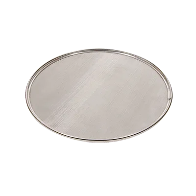 Korin TK-610-02-50 Sieve Mesh Screen, 12" dia. x 1/2"H, Round, 50 Squares per Inch, Stainless Steel