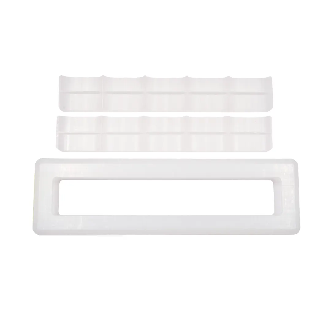 Korin TK-612-03B Nigiri Sushi Mold, 13-3/10" x 3-4/5" x 1-1/2" Plastic, 10-Piece