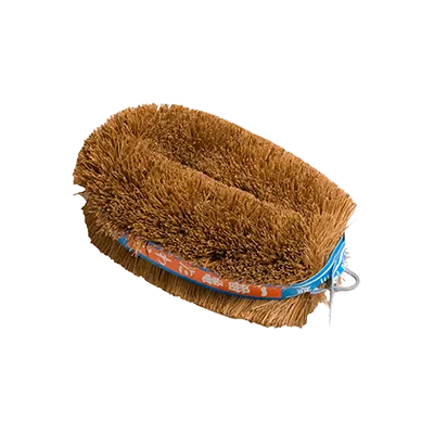 Korin TK-614-01-S Palm Scrubber, Small 3-3/4" x 3" x 1-3/4" Rope Core Design