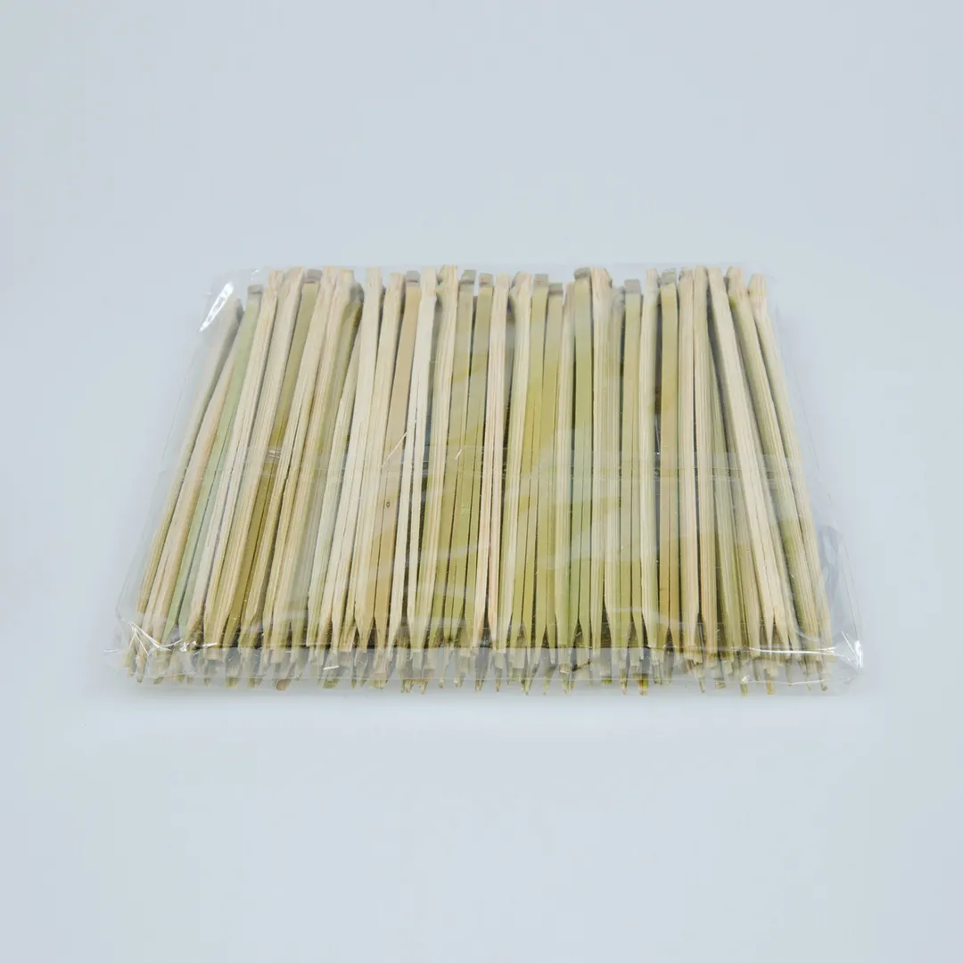 Korin TK-633-18-10 - Bamboo Skewer, 3" Length, Green Matsu Finish, 1/Pack