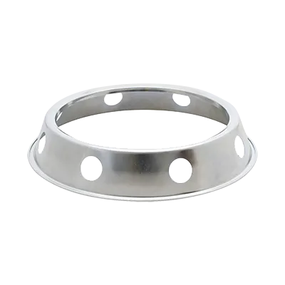 Korin TK-642 Wok Ring, 10" dia. x 1-1/2"H, Round, Perforated Sides, Stainless Steel