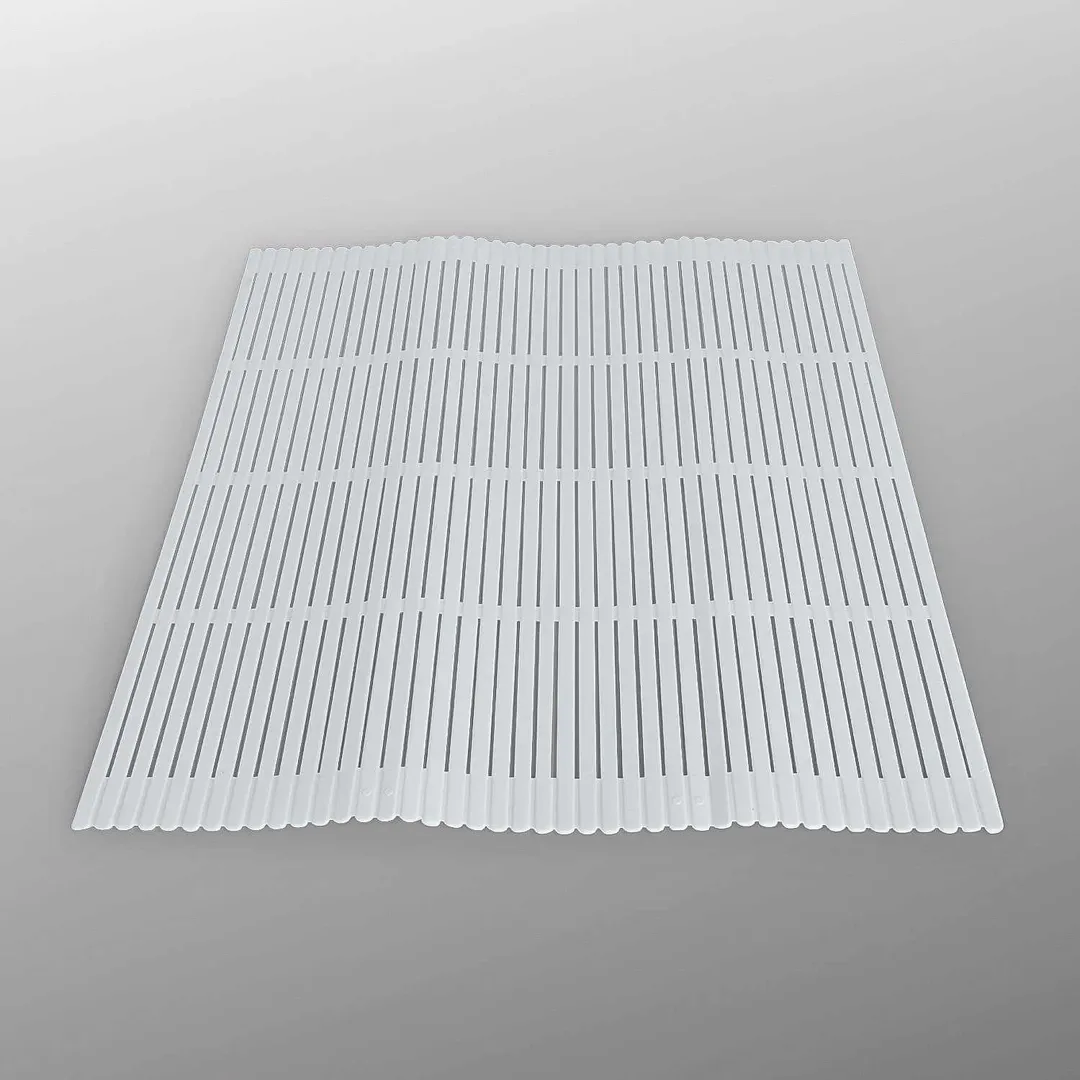 Korin TK-708 - White Plastic Sushi Makisu Mat, 11" x 9.75", Food Prep, Durable Non‑Stick Surface