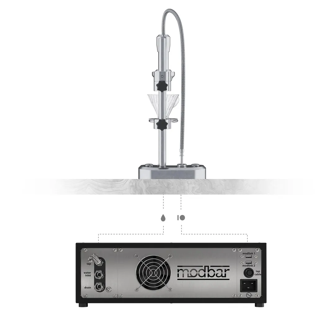 Modbar MODBAR POUR-OVER SYSTEM In Counter Coffee Brewer, 1.2L Cap. / 208-240V