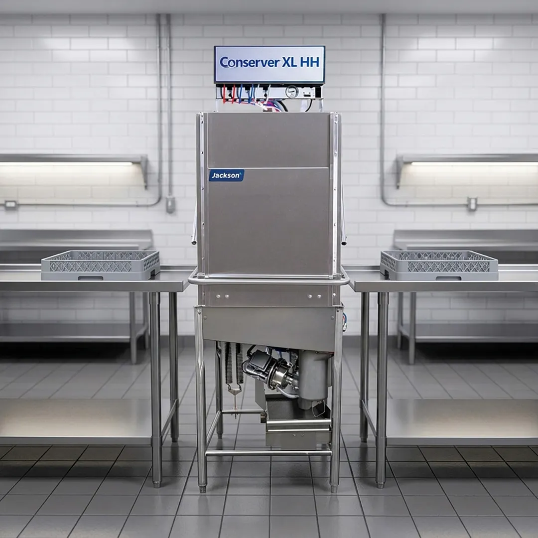 Jackson WWS CONSERVER XL-HH 29" Door Type Dishwasher, 39 Racks/Hr - 63 Gal/Hr - Low Temp