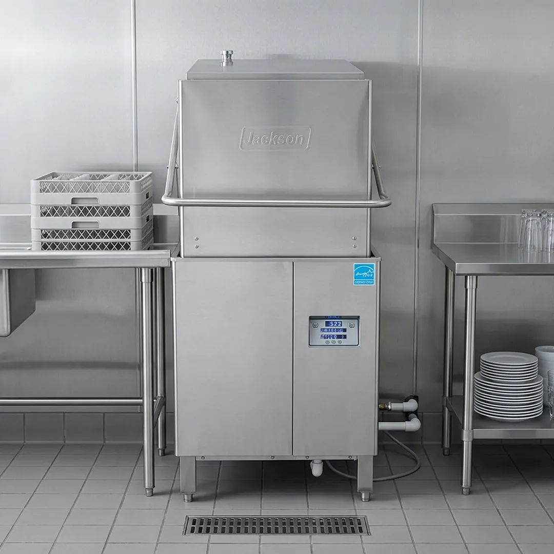 Jackson WWS DYNASTAR W/O 29" Door Type Dishwasher, 57 RPH - 41 Gal/Hr - High Temp Without Booster