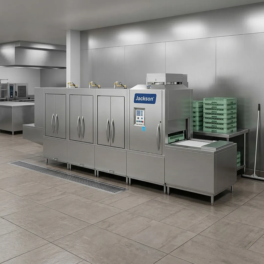 Jackson WWS FLIGHTSTAR Flightstar Flight Type High-Temp Dishwasher, Rackless