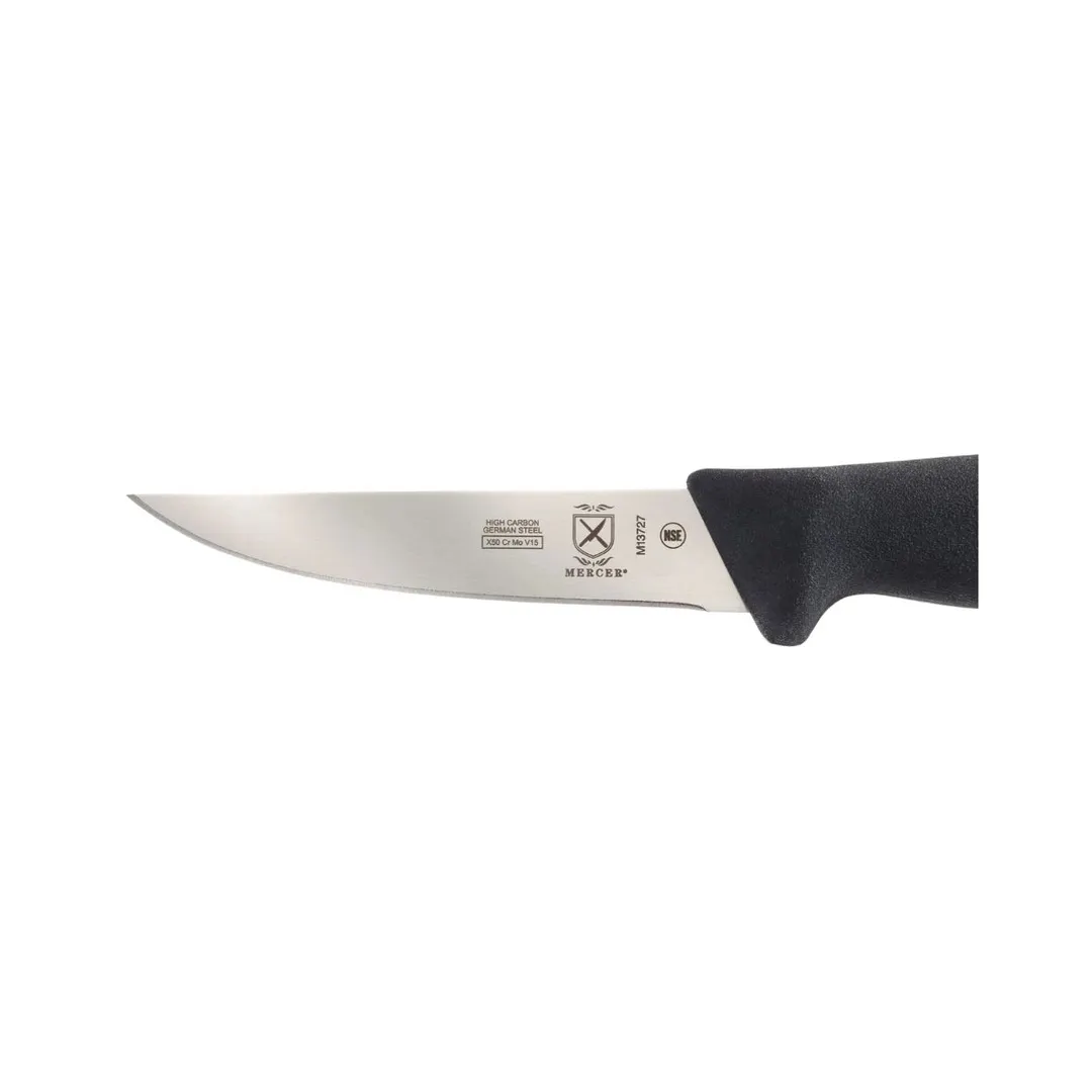 Mercer M13727 - 4" BPX Paring/Rabbit Knife, Ice‑Hardened German Steel Blade, Nylon Handle, NSF