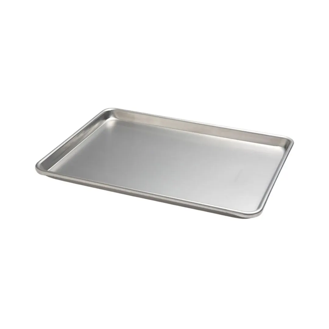 Piper Products 902001 Sheet Pan - 18" x 26", 18-Gauge Solid Uncoated Aluminum Bun & Sheet Pan
