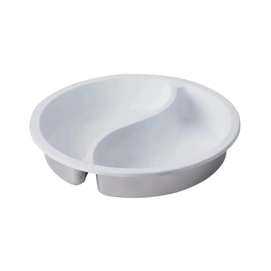 Spring USA 572-62/12 Insert - 6 Qt Food Pan, Steel, Coated, Ying-Yang Design for Induction Server