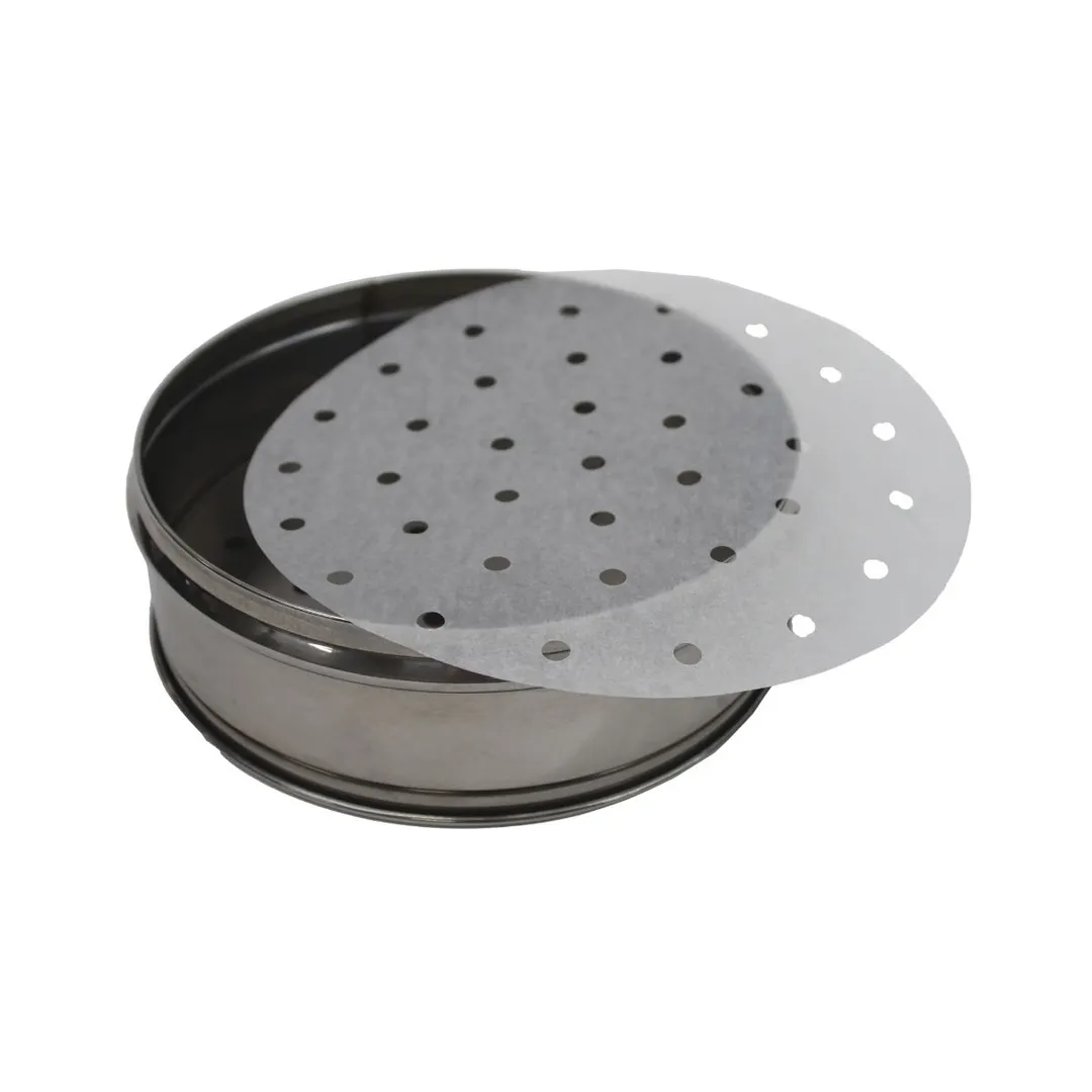 Town 36700 Dim Sum Paper, Perforated, 4.5" Size, 4.5" Stainless Steamer - 1/Bag