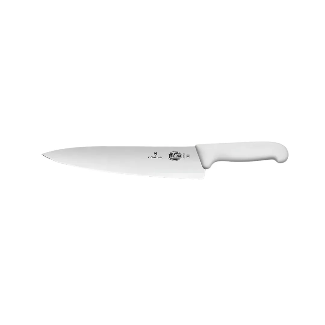 Victorinox 5.2007.25 Chef Knife – 10" Blade, 2-1/4" White Fibrox Pro Slip‑Resistant Handle, NSF