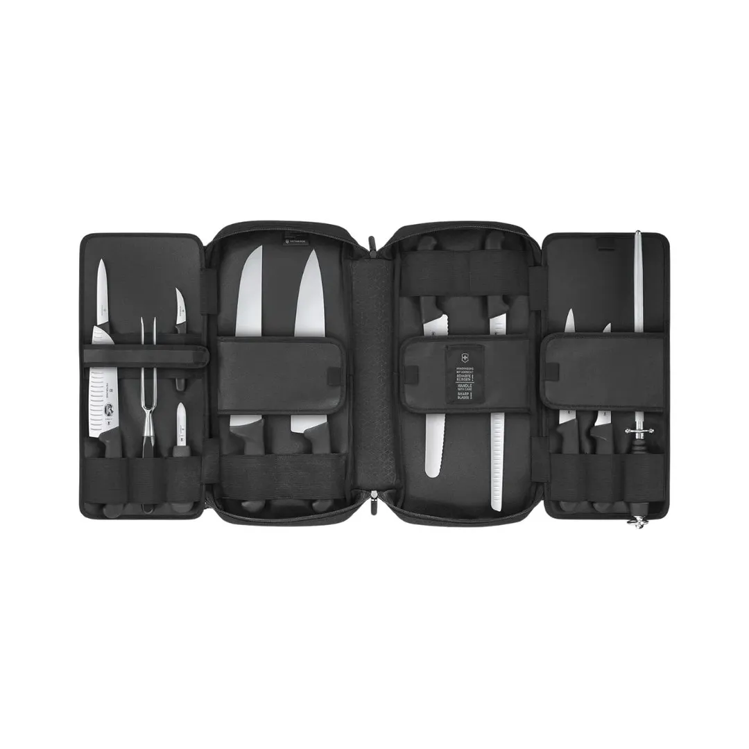 Victorinox 5.4963 Chef’s Knife Folder Set, Stainless Steel Blade, Ergonomic Handle, Roll Bag - 1/Bag
