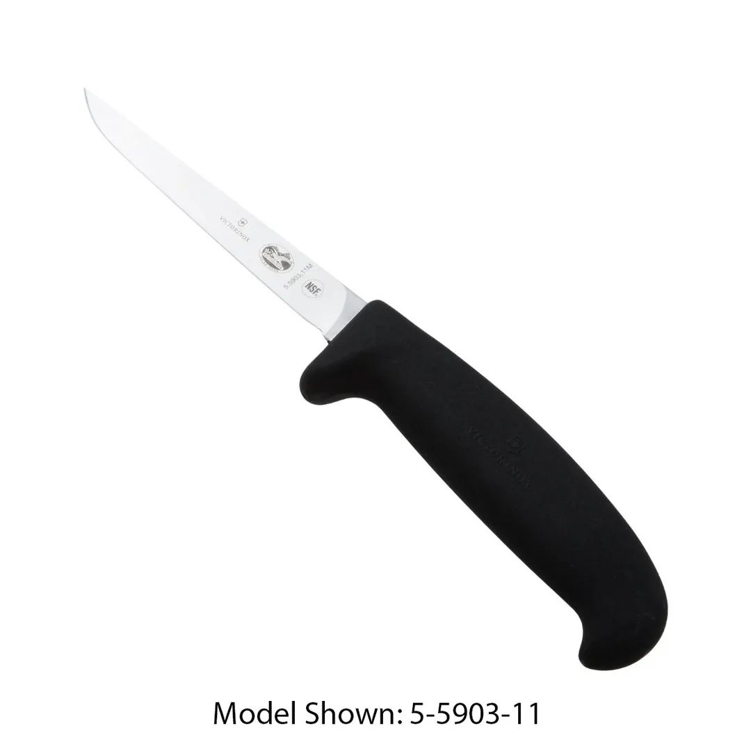 Victorinox 5.5904.11 Boning Knife - 4-1/2" Straight Blade, Green Fibrox Plastic Handle, NSF