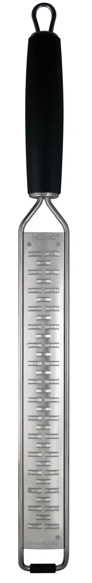 Jaccard 201202RF Grater, MicroEdge Fine/Zester, 13" Stainless Steel Blade, Black Rubber Handle