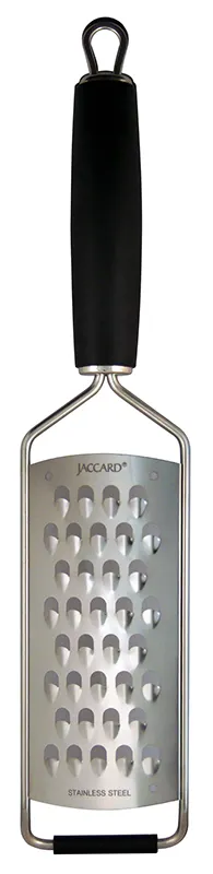 Jaccard 201202RXC MicroEdge Grater, Extra Coarse, 13" Stainless Steel Blade, Black Ergonomic Handle