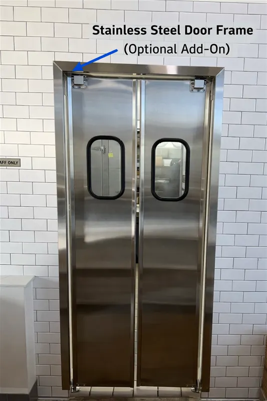 World Manufacturing 48” × 80” Stainless Steel Door Frame