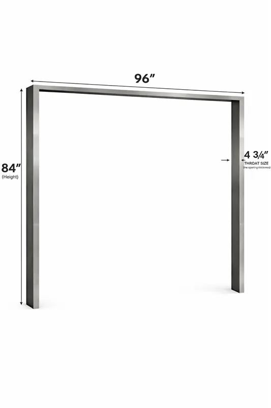 World Manufacturing 96” × 84” Stainless Steel Door Frame
