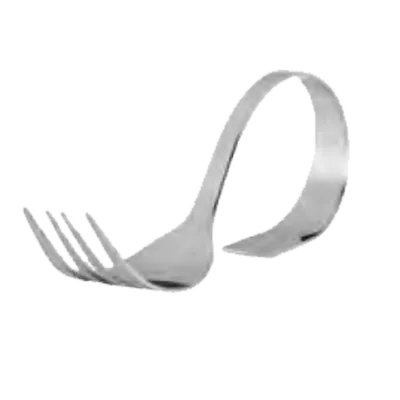 Libbey 002025 Appetizer Fork – 4" Length, 18/8 Stainless Steel, Windsor Style, 12/Case