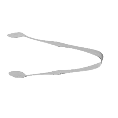 Libbey 002 076 Sugar Tongs – 4.5" Stainless Steel, 18/8 Premium Finish, Windsor Style - 1/Case