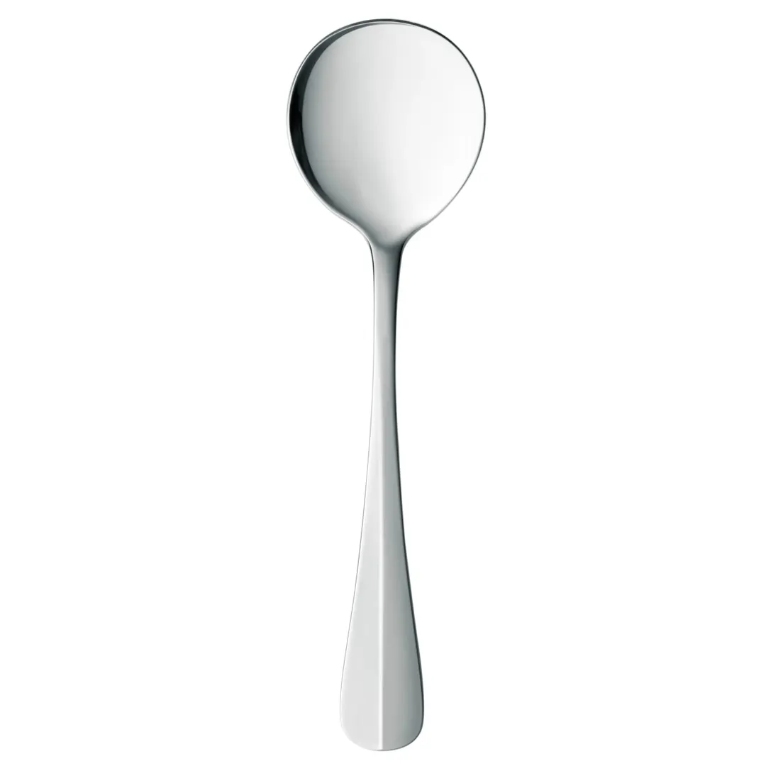 Libbey 100 016 - Baguette II Bouillon Spoon, 6" Length, 18/8 Stainless Steel - 36/Case