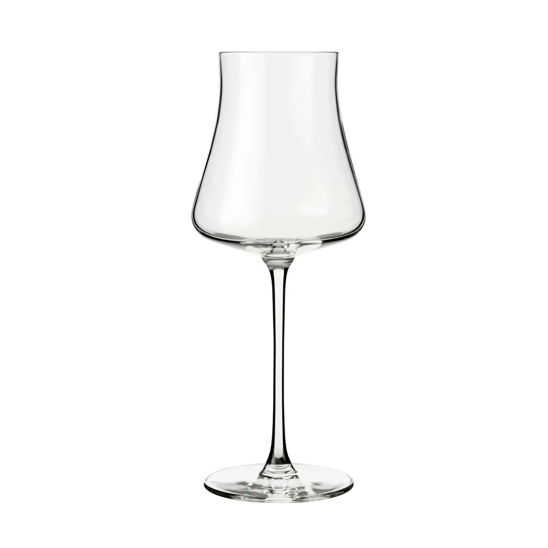 Libbey 1009306 Virtuoso Wine Glass, 13‑Ounce, 3.62" Stemmed, Tempered Rim & Foot - 12/Case