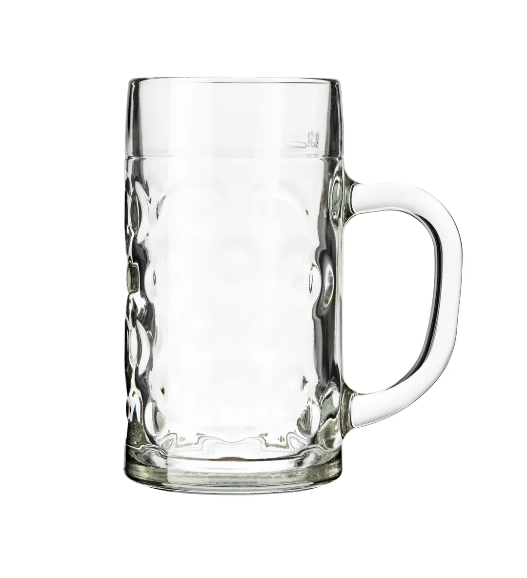 Libbey 1009318 Oktoberfest Mug, 16.9 oz/22 oz, Stemless Glass Stein, Non‑Tempered - 12/Case