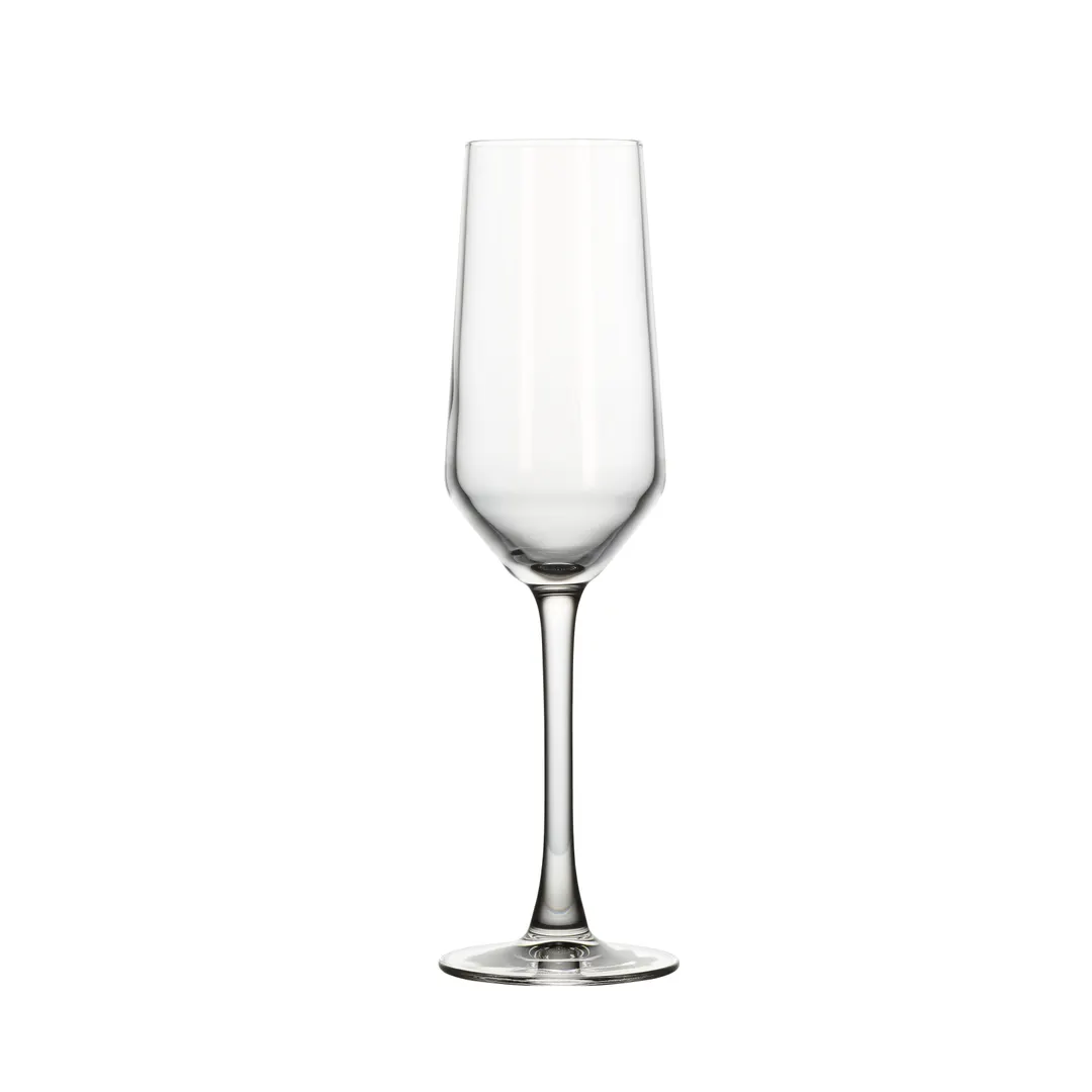 Reserve by Libbey 1009406 - 8 oz Flute Wine Glass, Stem, 9"-1/4 H, 2"-3/4 B, Made in USA - 12/Case
