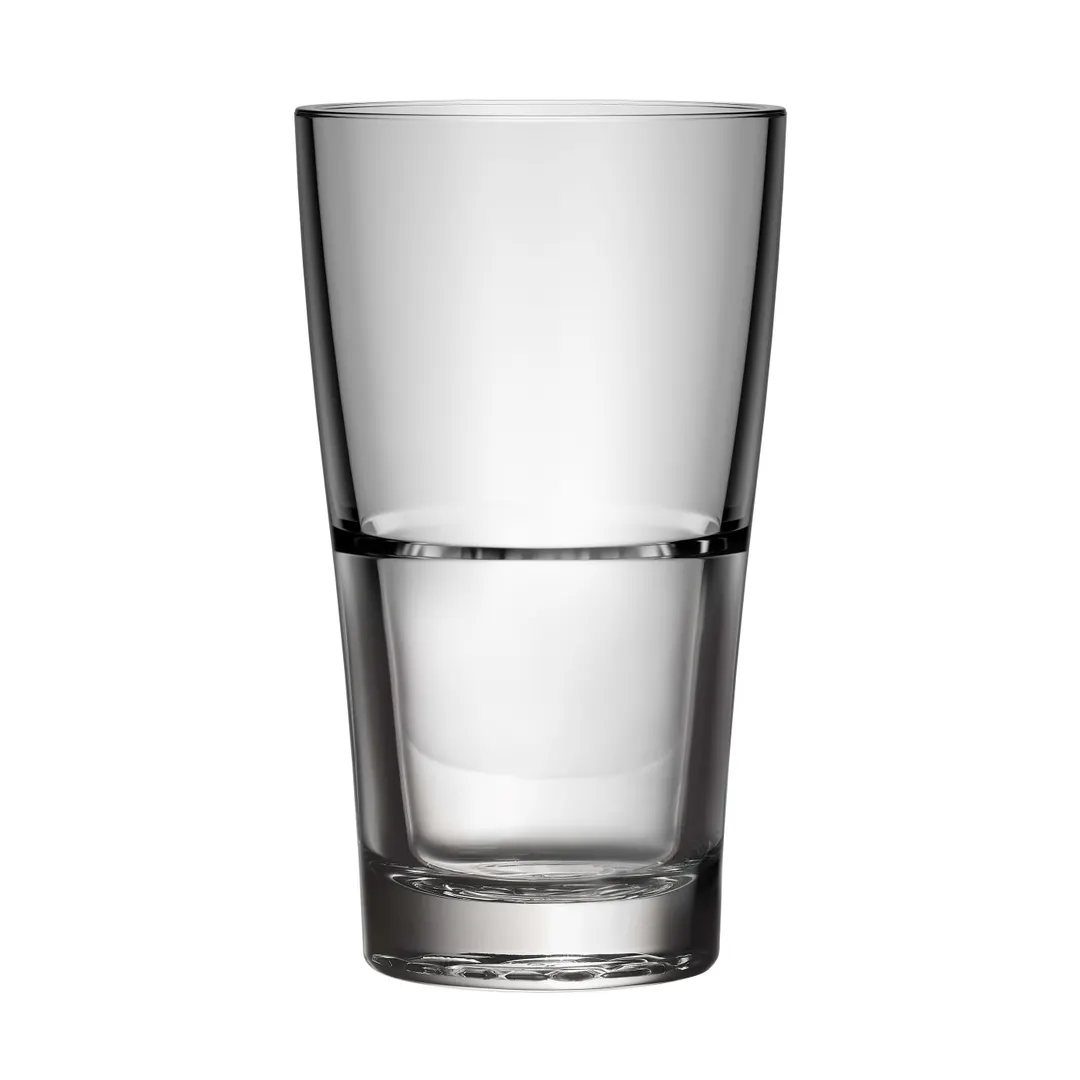 Libbey 1009456 Dahlia Drinking Glass, 16 oz, 6½" H, 3⅜" Top, 2½" Base, Soda Lime Glass - 12/Case