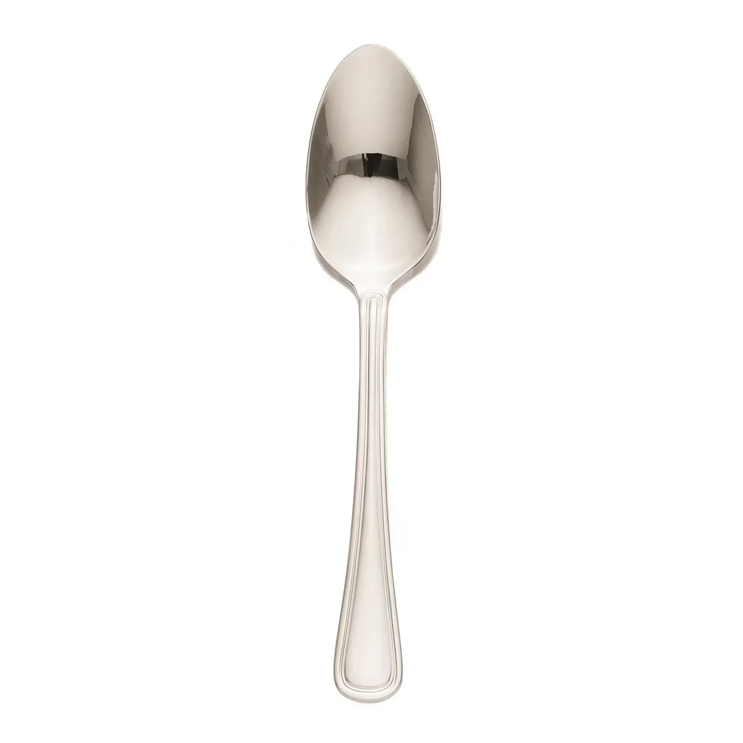Libbey 101-003 Tablespoon Spoon – 8-1/8" Classic Rim II, 18/8 Stainless Steel, 7‑8" Length - 36/Case