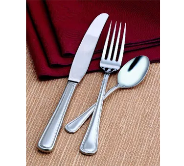 Libbey 101-027 Dinner Fork – 7 3/4" Classic Rim II, 18/8 Stainless Steel, 7-8" Length - 36/Case