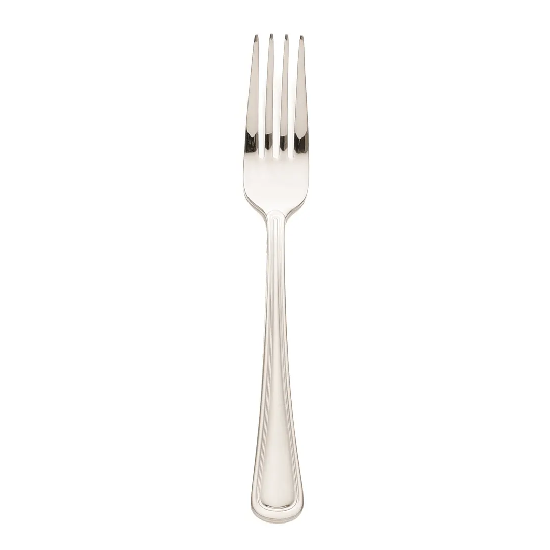 Libbey 101-030 Dessert Fork – 7½" Classic Rim II, 18/8 Stainless Steel, 7-3/8" Length - 36/Case