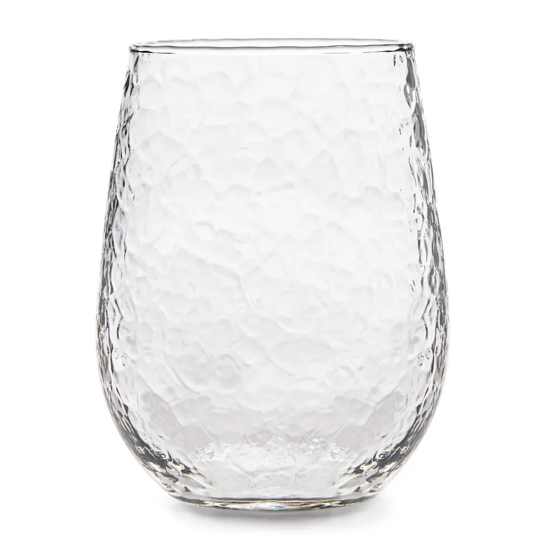 Libbey 1082 Stemless Wine Glass – 17 oz, 4½" Height, Safedge® Rim, Dishwasher Safe, 12/Case