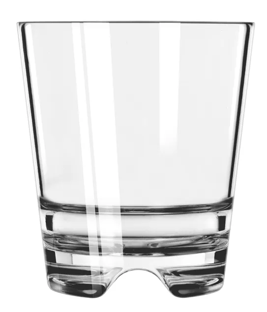 Libbey 109440 - 10 oz Stacking Rocks Glasses, Tritan™ BPA‑Free, Dishwasher & Freezer Safe - 12/Case
