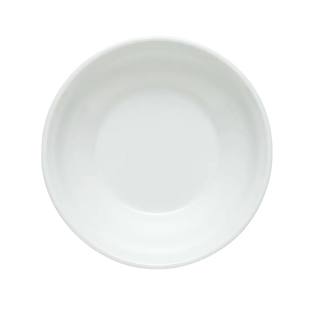 Libbey 109661 - Monkey Dish, 5" Dia x 1.5" H, 10 oz Porcelain, Lunar White Microban® Glaze - 36/Case