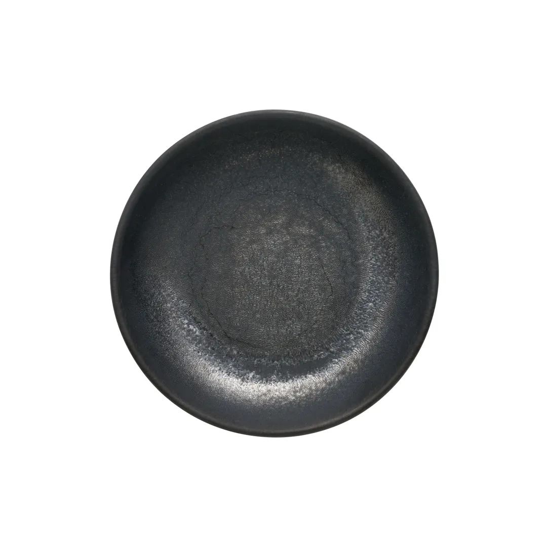 Reserve by Libbey 109703 Deep Coupe Plate, 5.125" Dia x 1" H, Stoneware Ceramic Coupe Rim - 36/Case