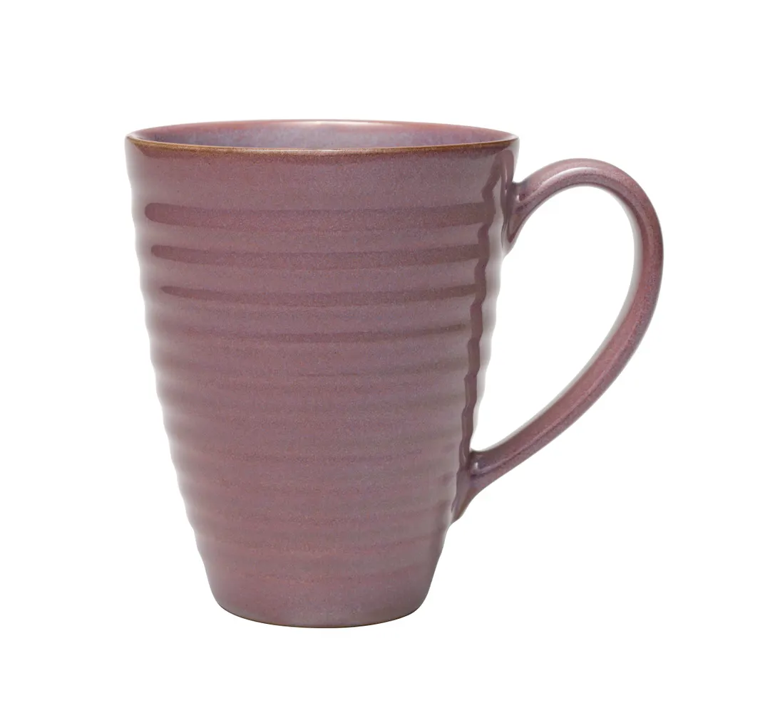 Libbey 109778 China Mug – 13 oz Ceramic Terracotta Mauve 3‑3/4" Dia × 4‑1/2" H – 12/Case