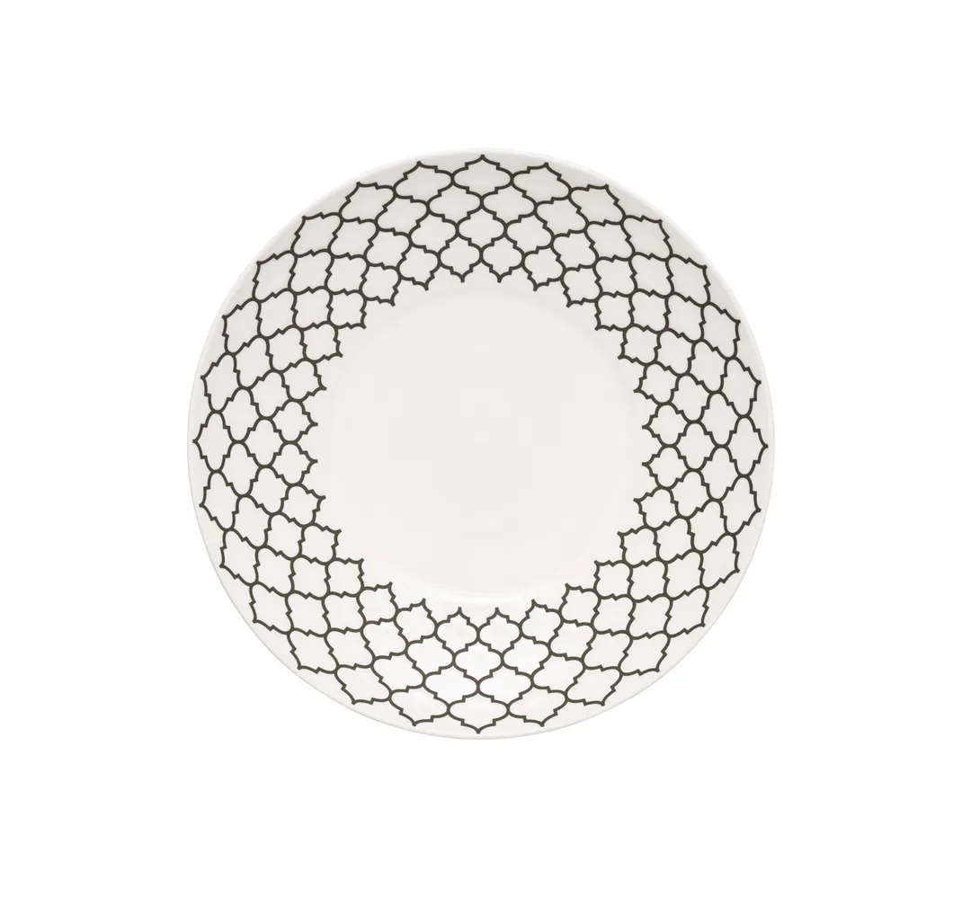 Libbey 109996 - 8‑7/8" Deep Coupe China Plate, Round White, Coupe Rim, 1.5" Well Depth - 12/Case