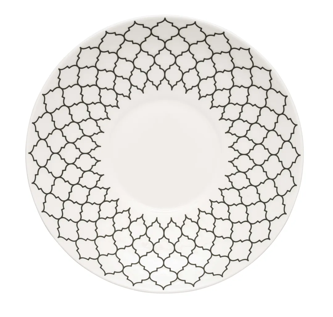 Libbey 109997 - 12" Deep Coupe China Plate, Round White, Coupe Rim, 12" Diameter - 12/Case