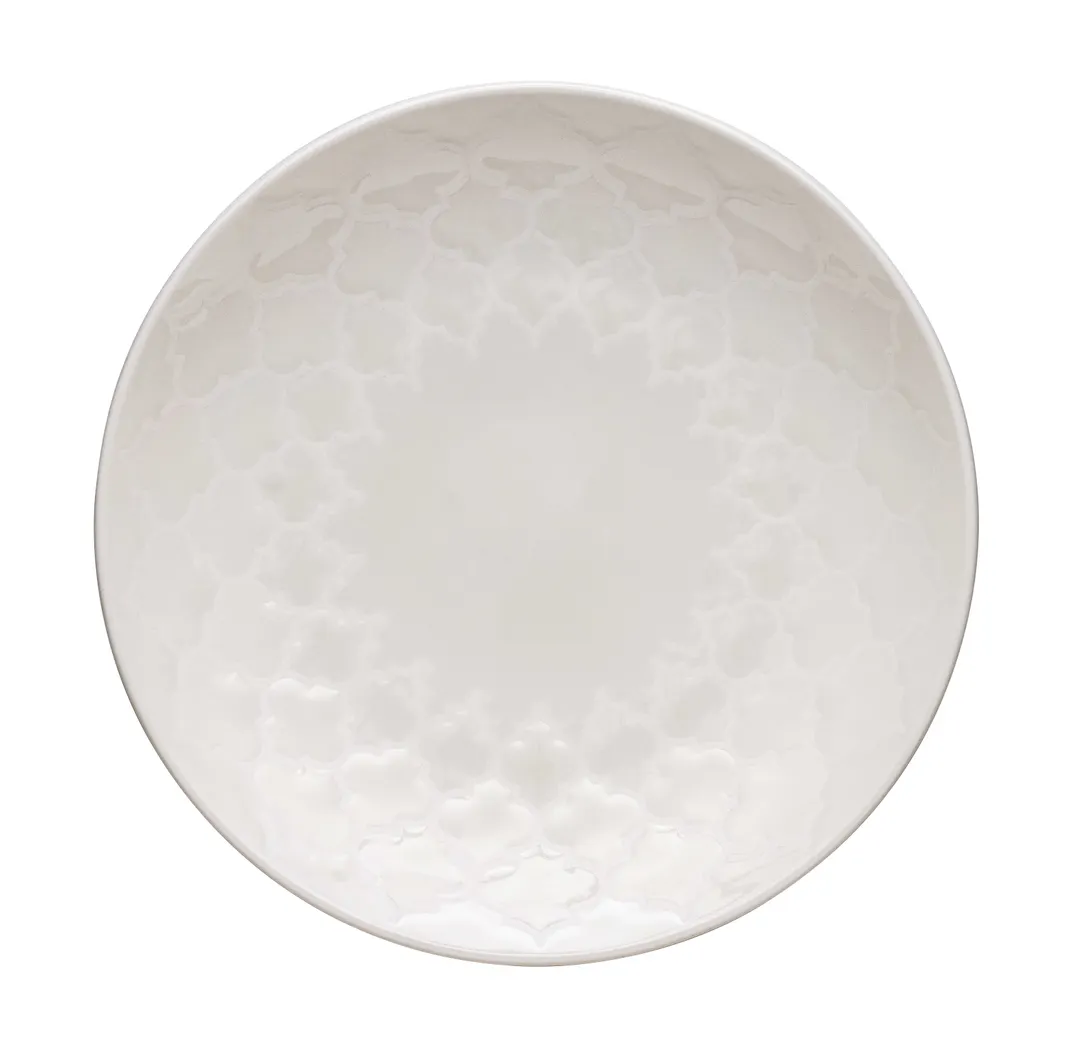 Libbey 110019 Samira China Plate, 7" Round White Dinnerware, 7" Diameter - 24/Case