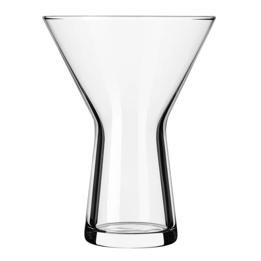 Libbey 1103 Martini Glass – 12 oz Stemless Clear Glass, Partially Tempered, Safedge Rim, 12/Case