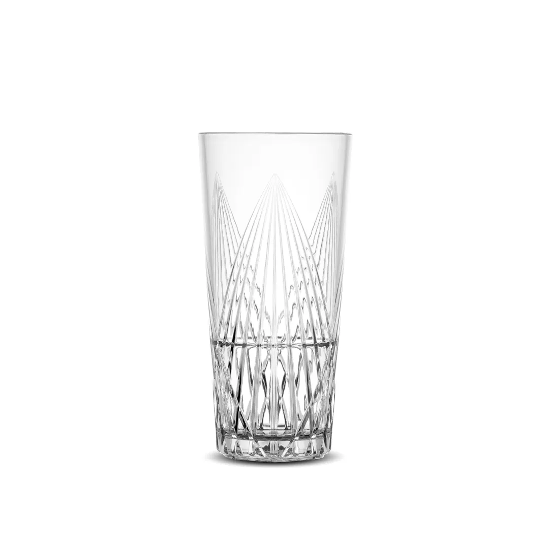 Libbey 113071 Hi‑Ball Plastic Glass, 12 oz Tritan™, Dishwasher Safe, 6" H x 2-7/8" T, 12/Case