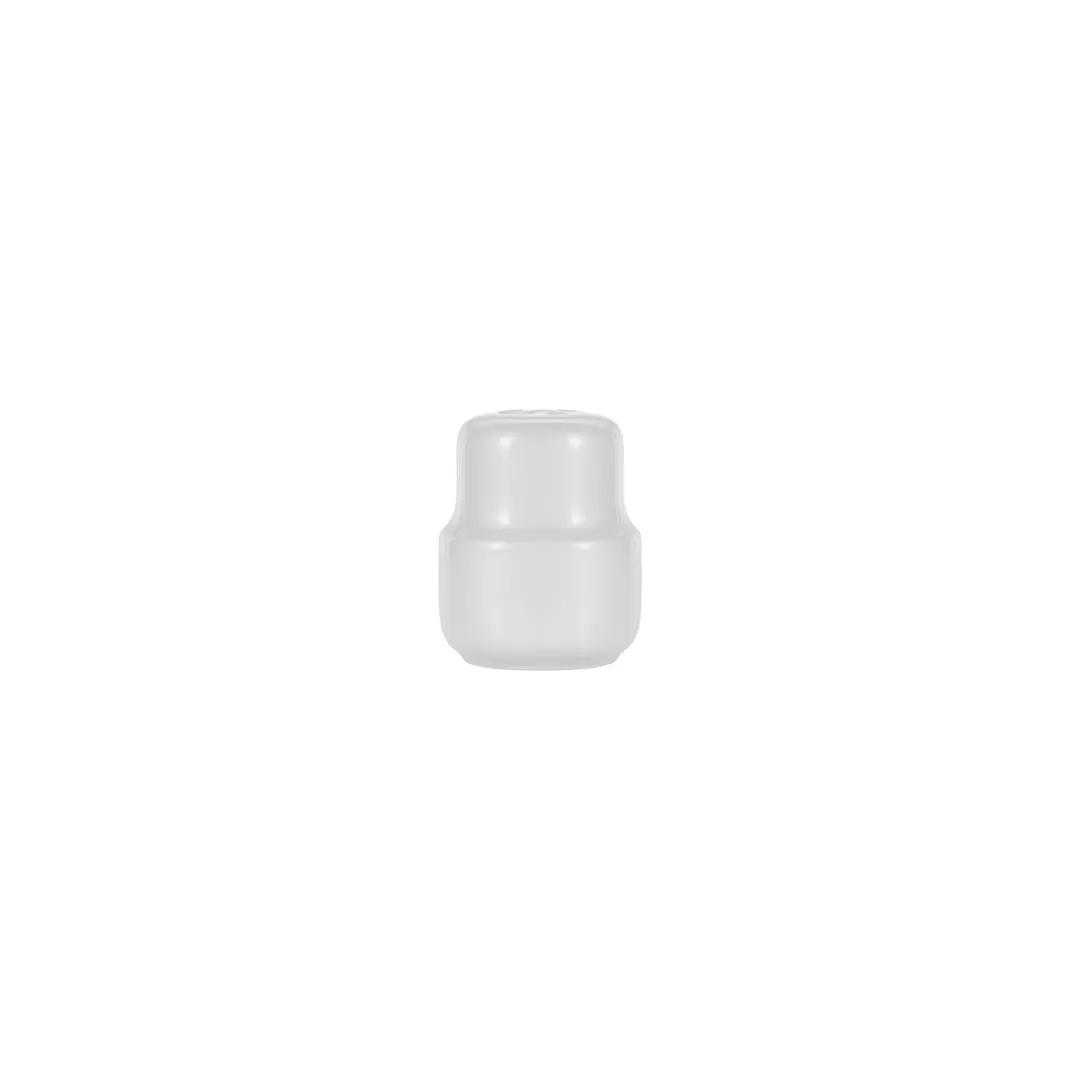 Reserve by Libbey 113598 Salt Shaker, 2.4 oz, 2" Diameter x 2.4" Height, White Porcelain - 24/Case
