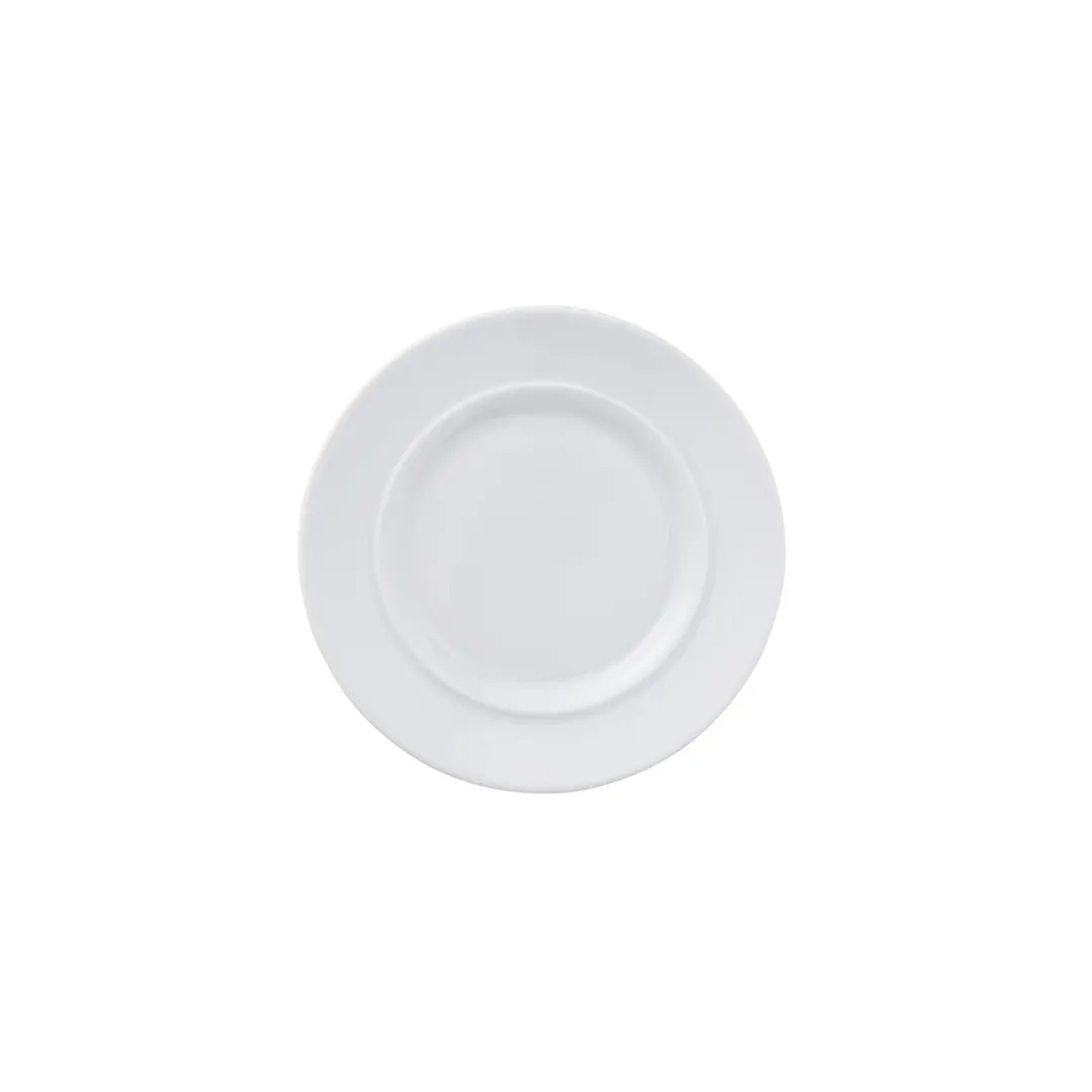 Reserve by Libbey 113612 - B&B Plate, 6.5" Round Porcelain China Plate, White Finish, 24/Case